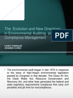 The Evolution and New Directions in Environmental Auditing and Compliance Management