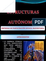 Estructuras Autonomas