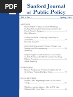 Download Sanford Journal of Public Policy - Volume 1 No 1 by Sanford Journal of Public Policy SN169090250 doc pdf