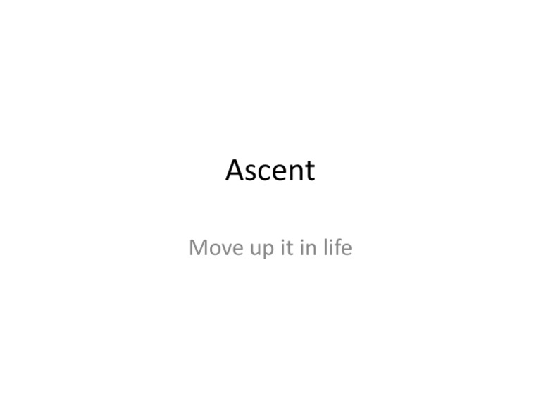 Ascent | PDF