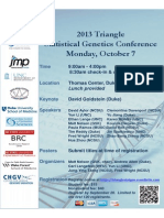 Triangle2013 StatisticalGeneticsConference-2013_09_04
