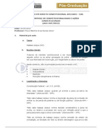 Material aula 16.09.2013 - Direito Constitucional Aplicado - HC - ANÁLISE LENZA
