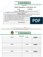 Plano Diario 4 Ano Ciências 1° Bimestre