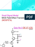 Small Signal Model: MOS Field-Effect Transistors