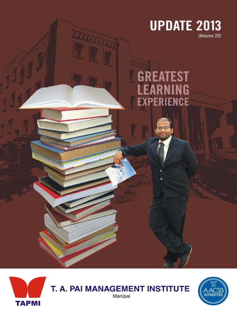 Tapmi Update 2013 1 Academia Business - 