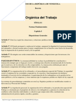 Ley Organica Del Trabajo Viejaa