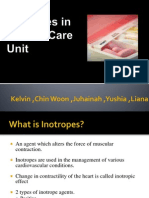 Inotropes in Critical Care Unit