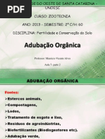Aula 7-2 - Adubação Orgânica