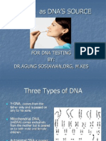 SALIVA  as DNA’S SOURCE