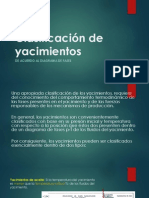 Clasificación de Yacimientos