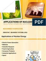 Nuclear Energy applications