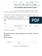 SECRETARÍA - Matriculación de Alumnado - Protección de Datos