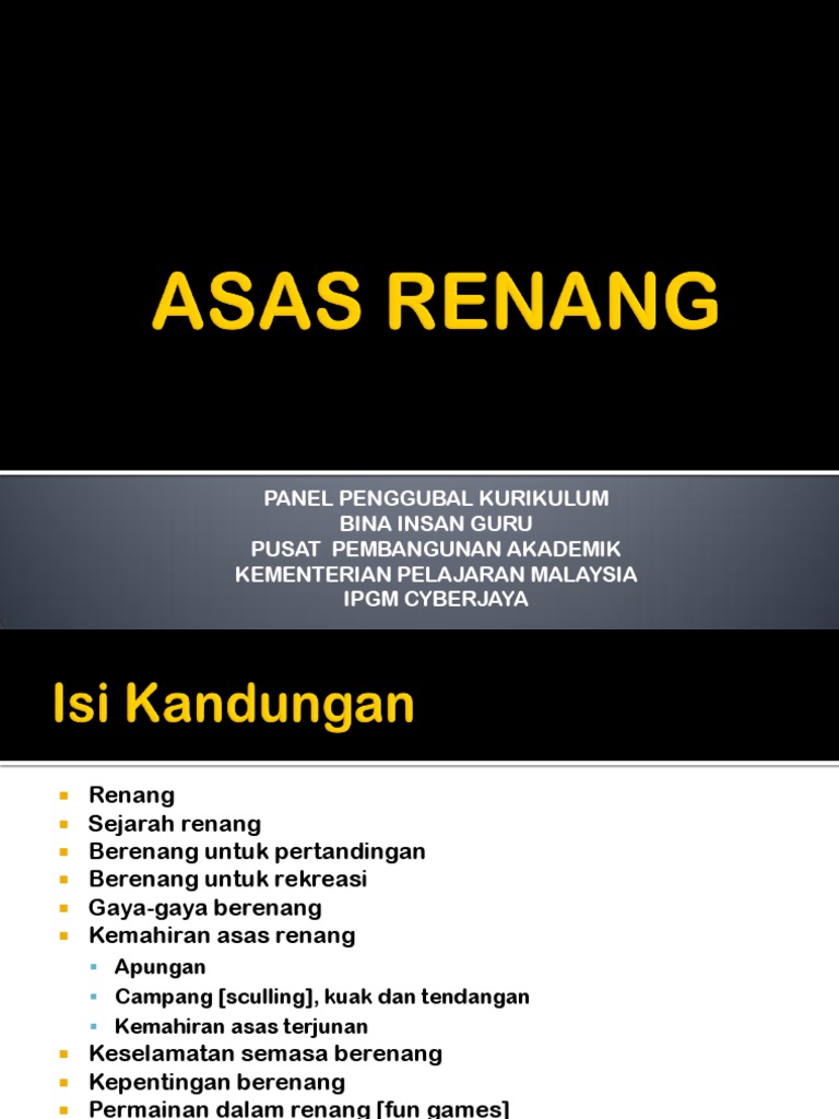 Belajar Renang Di Rumah