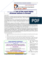 Britain Is 'One of The Most Highly Stressed Nations in Europe'