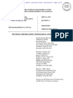 2013-9-11 BPs Phase II PreTrial Reply Memo for Source Control Doc 11349