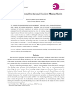 Emerging Educational Institutional Decision-Making Matrix PDF