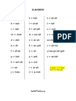 Spanish Alphabet Worksheets