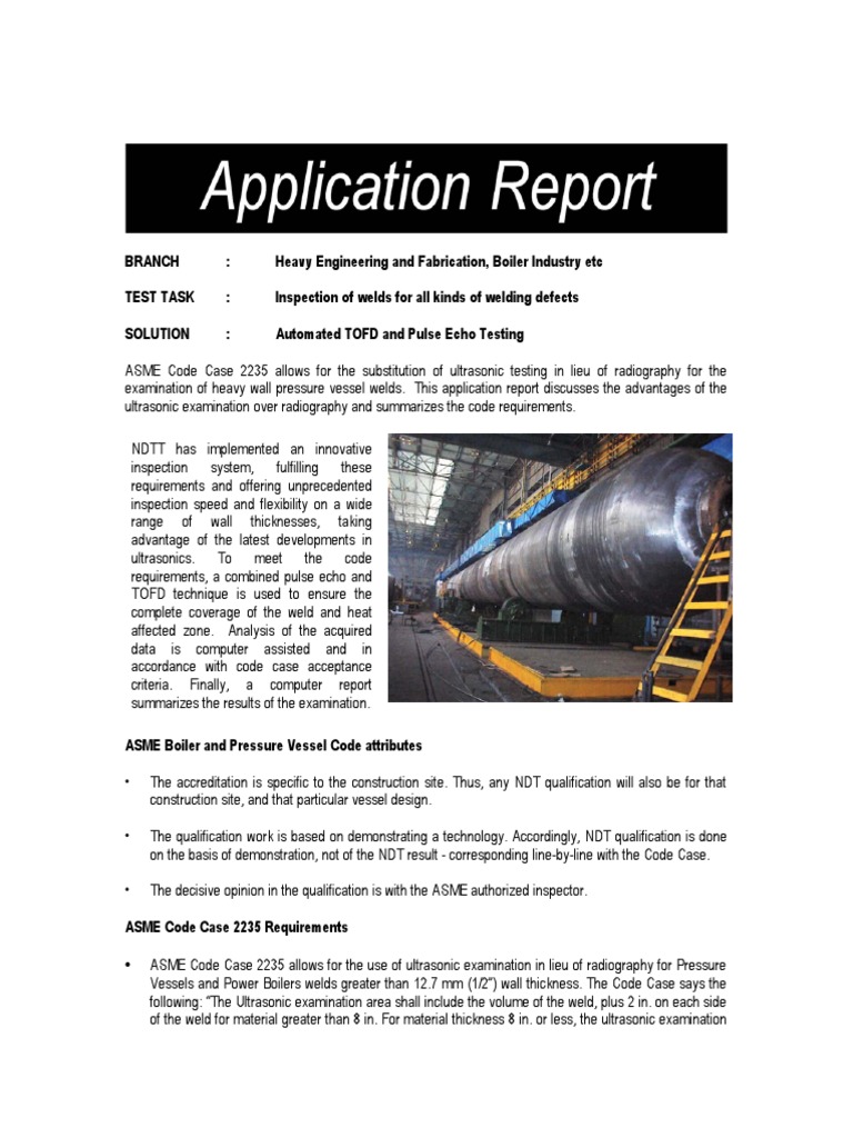 Ultrasonic Testing for Heavy Welds | PDF | Nondestructive Testing ...