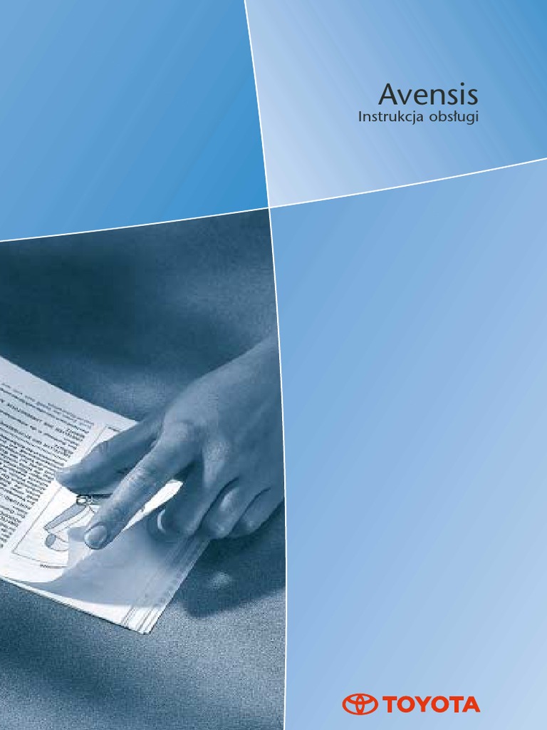 Toyota Auris 2013 Instrukcja Obsługi Pdf