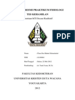 Laporan Resmi Praktikum Fisiologi Tes Kehamilan