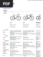 Compare Models of Trek Bicy