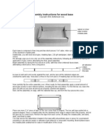 Assembly Instructions For Wood Base