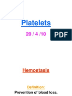 Platelets Physiology