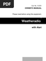 Download Radio Shack 12-251 radio With Alert Owners Manual by Rufus SN16918760 doc pdf