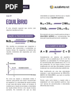 Química - Equilíbrio