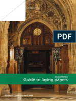 Guide to Laying Papers