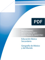 Programa Geografia 2011