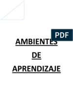 Ambientes de Aprendizaje