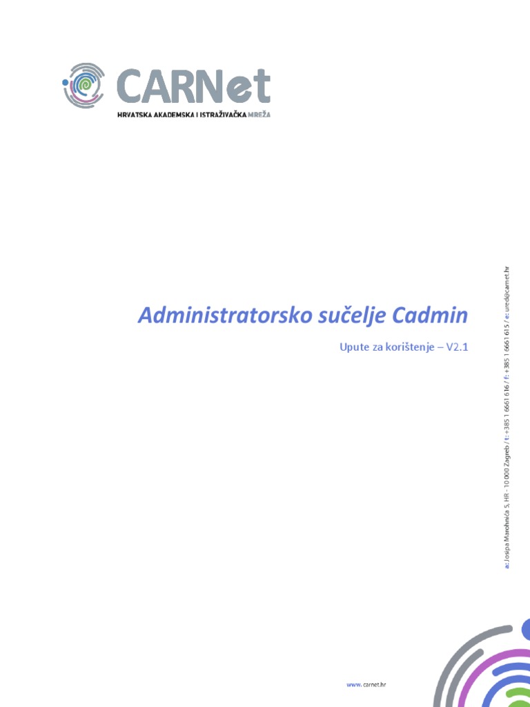 Cadmin 2 1 2 | PDF