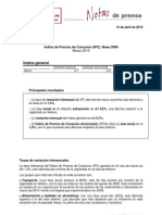 CPI Spain and Eurozone IPC Español y Zona Euro Lws