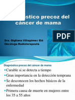 Diagnostico precoz del cáncer de mama