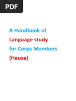 Download Hausa Language StudyNYSC by zidos SN169242324 doc pdf