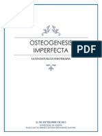Osteogenesis Imperfecta: Enfermedad Hereditaria de Huesos Frágiles