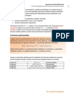 2.4 Funciones Algebraicas Función Polinomial, Racional e Irracional.