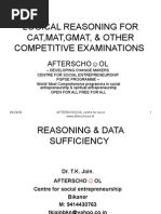 Download Reasoning  Data Sufficiency by Dr Trilok Kumar Jain SN16927957 doc pdf