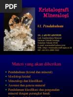 Download 1 Kristalografi Dan Mineralogi - 1 by Adi Danu Saputra SN169281729 doc pdf