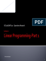 2 Linear Programming Part 1