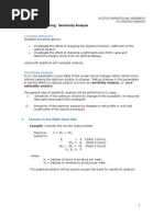 7 LP Sensitivity Analysis