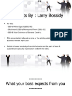 Thoughts by Larry Bossidy