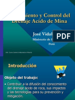 Tratamiento y control deL drenaje acido de mina - JOSE VIDALON.pptx