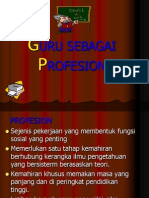 Guru Sebagai Profesion