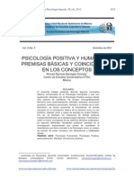 Psicología Positiva y Humanismo: Premisas básicas y coincidencias