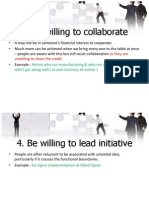 Be Willing To Collaborate