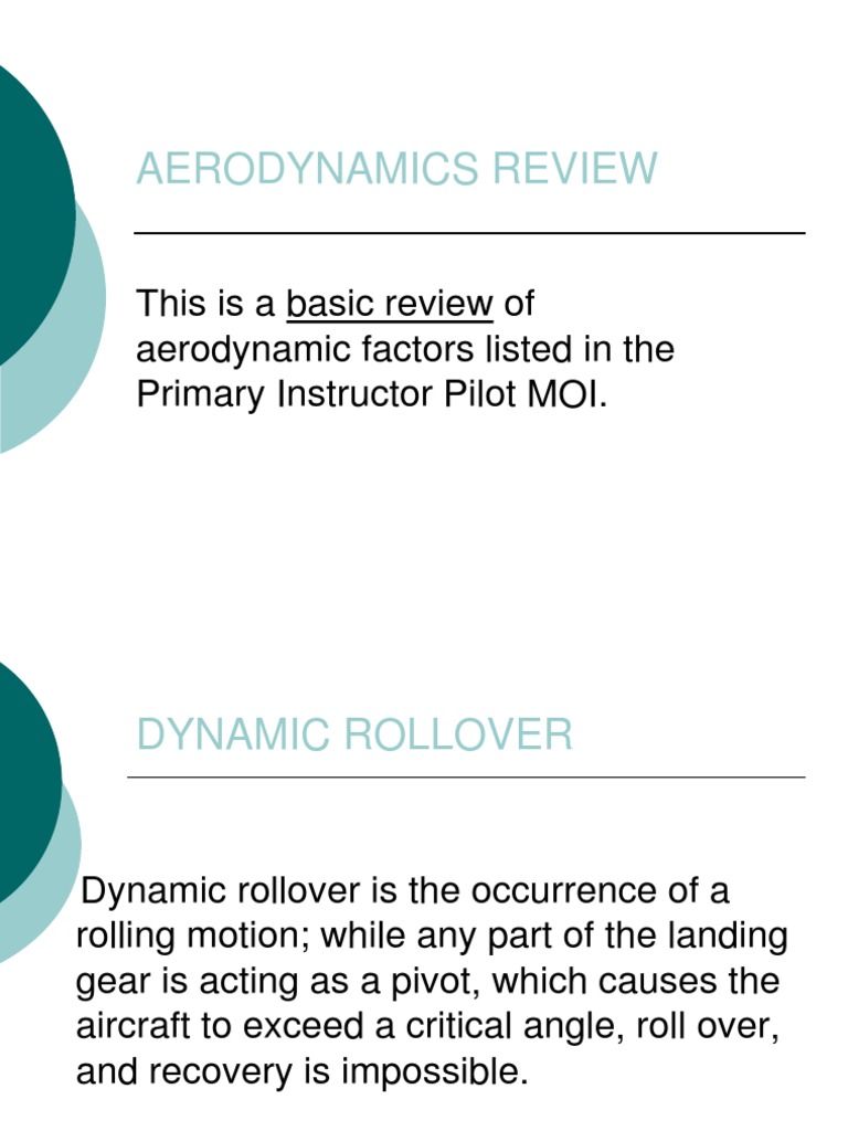 Aerodynamics Class 5 HELICOPTER | PDF | Stall (Fluid Mechanics ...