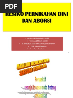 Download 01risiko  PERNIKAHAN DINI DAN ABORSIppt by Novera Widiastuty SN169306040 doc pdf
