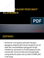 Konsep Dasar Penyakit Alzheimer